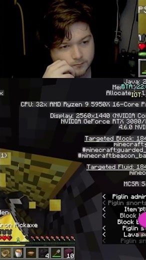 Minecraft: Golden Boots + Soul Speed II! So Close! #shorts