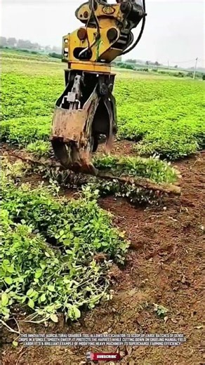 Excavator Harvester: Optimizes Field Crop Harvesting Efficiency #ToolHolder