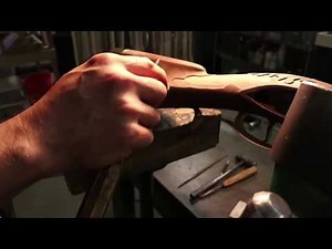 Relief Carving a Walnut Stocked Colonial Longrifle -- Removing Background (Carving Part 2)