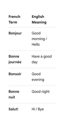 French Greetings Lesson 1 🇫🇷 | Common Words and Phrases.