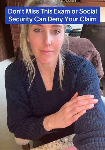 If Social Security schedules a consultative exam, you must attend. This exam happens when SSA needs more medical information to decide your case. It could be with a doctor, psychologist, or specialist. Missing it without a good reason can lead to a denial — even if you’re truly disabled. Treat it like a critical medical appointment. If you absolutely can’t attend, call Social Security right away to reschedule. Follow for daily disability tips that could protect your claim. #SocialSecurityDisabil