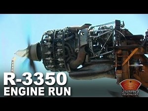 Wright 3350-89 Turbo Compound Start 18 Cylinder Aircraft Engine