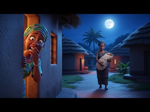 MY NEIGHBOR ONLY COMES OUT AT NIGHT. Until I Saw What She Was Carrying...#folktales