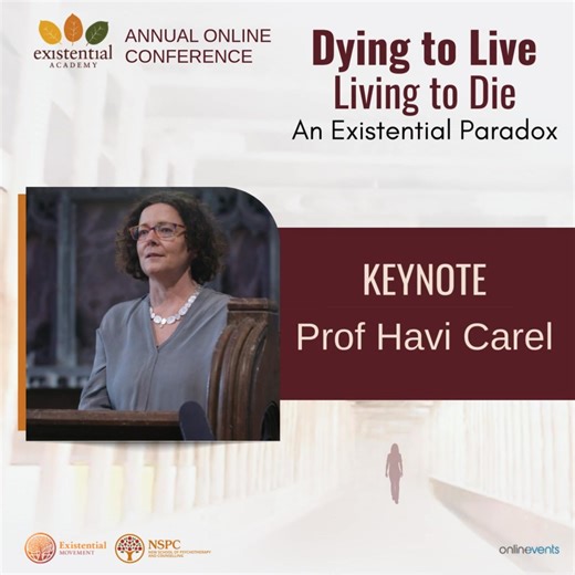 Dying to Live Living to Die: An Existential Paradox – The Existential Academy Online Conference KEYNOTE: Should I Fear My Death? Epicurus vs Heidegger on Annihilation – Prof Havi Carel ________________________ 𝐉𝐨𝐢𝐧 𝐮𝐬 𝐚𝐭 𝐭𝐡𝐞 𝐜𝐨𝐧𝐟𝐞𝐫𝐞𝐧𝐜𝐞: 🎟 Registration https://onlinevents.co.uk/event/dying-to-live-and-living-to-die-an-existential-paradox/ Download your programme here https://isu.pub/8ibeTFu 📆 October 31st & November 1st 2025 ✅ CPD Certificate included 📧 Contact Onlinevents