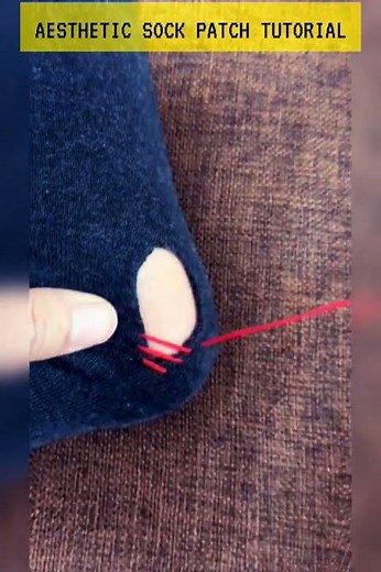 Don’t Throw It Away! Fix Your Socks Like a Pro #handbroidery #handembroidery