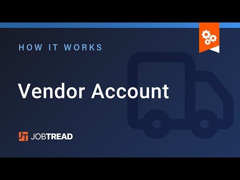 Vendor Account