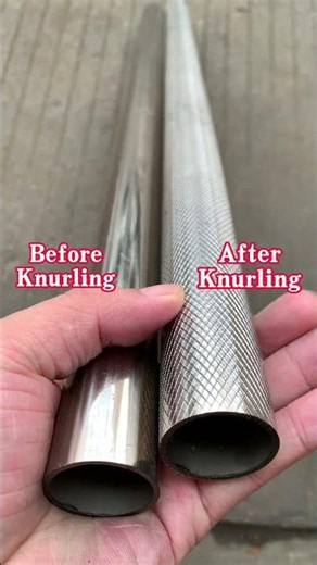 304 Stainless Steel Tube Knurling Process | Precision Knurling Machine