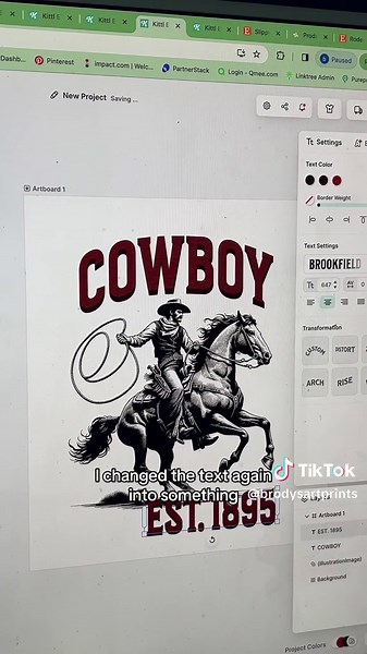 Grow Your Cowboy Core Etsy Store with Unique Kittl Designs