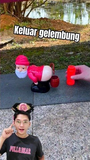 SANTA THE FART MACHINE⁉️ BUBBLES COMING OUT😱😍