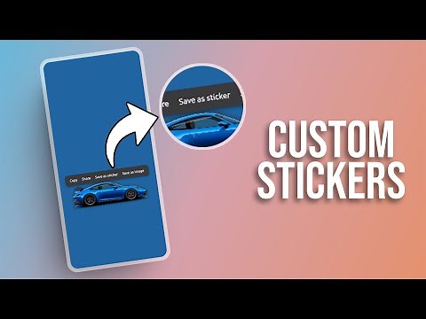 How to create custom stickers on Samsung smartphones without installing any third party app
