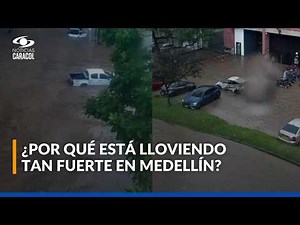 Videos del aguacero en Medellín: ambulancias destruidas, locales afectados y movilidad colapsada