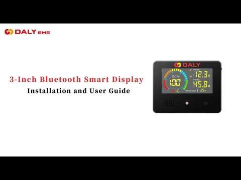 Tutorial丨DALY 3-inch Bluetooth Display - Official Setup & User Guide
