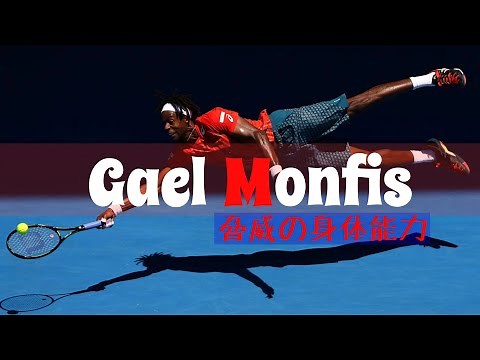 【テニス】そのボール取る!?モンフィスのスーパープレイ集！！【モンフィス】 Gael Monfis Superplay