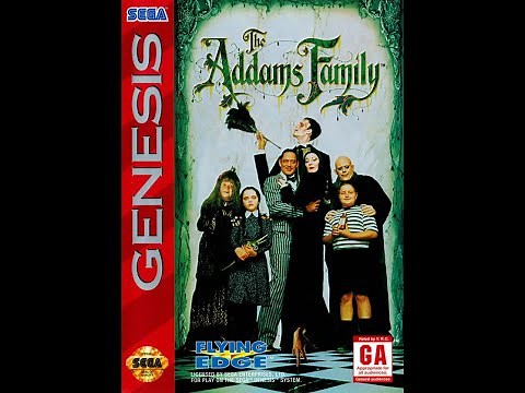 Addams Family Playthrough (SEGA GENESIS/MEGA DRIVE)