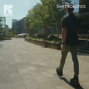 9K views · 51 reactions | Moonwalkers strap to your shoes to let you walk casually at 2.5x your normal walking speed. With an AI drivetrain system, they adapt to your gait and can stop and start with you without any buttons to press or adjustments. They can move you up to 7 miles per hour, and stop within 3 feet without knocking you over. Their best use? Taking your dog on a fast, exciting walk! | PCMag | Facebook