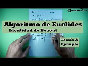 Algoritmo de Euclides (mcd) e Identidad de Bezout