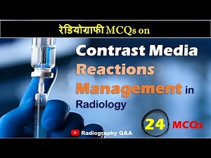 Management of Contrast Reactions in Radiology || MCQs || Emergency Drugs || Radiography Q&A