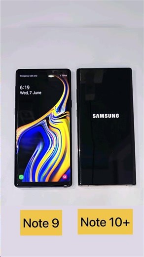 Samsung Note 9 Vs Note 10 Plus boot speed test #samsung #youtubeshorts #shorts