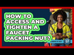 How To Access And Tighten A Faucet Packing Nut?