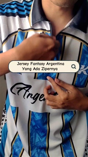 If You're Looking for an Argentina Fantasy Jersey with a Zipper, Just Buy This One #fantasyjersey