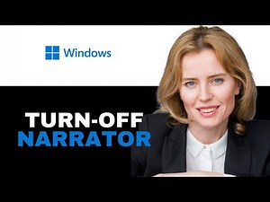 How To Turn Off Narrator On Windows 2025