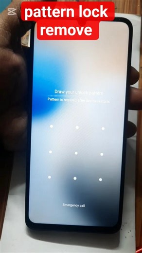 pattern lock remove #lock clear data #smartphone Technology #youtube #reels