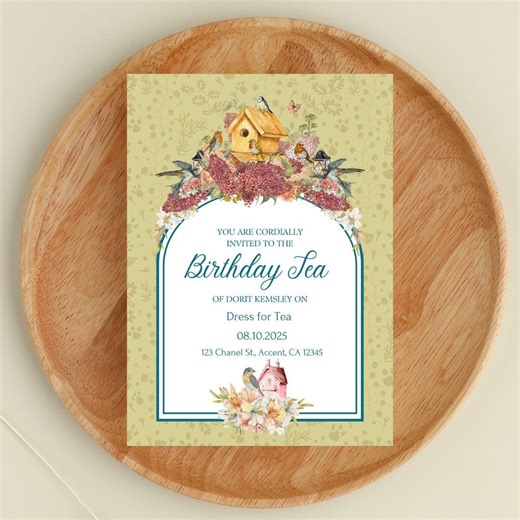 Farmhouse Spring Invitation Template, Personalized Printable Party Invite (digital Download) - Etsy