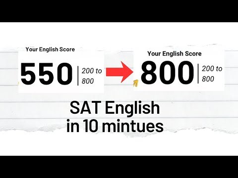 5 SAT English Strategies To Boost Your Score 100 Points