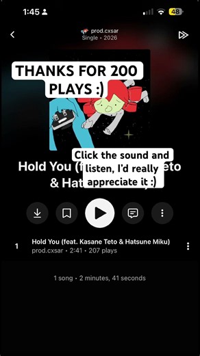 LISTEN TO MY NEW VOCALOID SONG :)