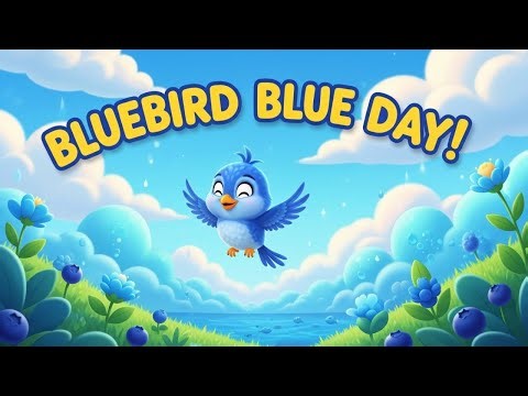Learn the Colour Blue Song for Kids 💙🐦 | Bluebird’s Sky & Ocean Adventure | Early Learning