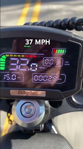 Hitting 37 MPH on the Riding times GT73!
