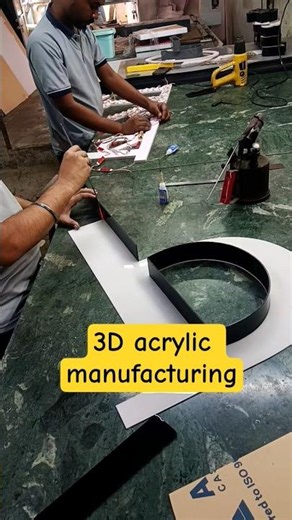 3D acrylic manufacturing ✨ #shorts #3d #acrylic #manufacturing #diy