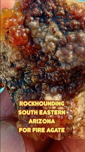 Rockhounding Arizona Fire Agate sites— Rare mineral Finds, Epic Color reveal, #gemquestadventures