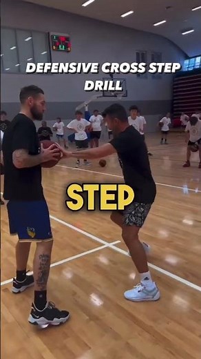Learn to cross-step on defense 👀👇