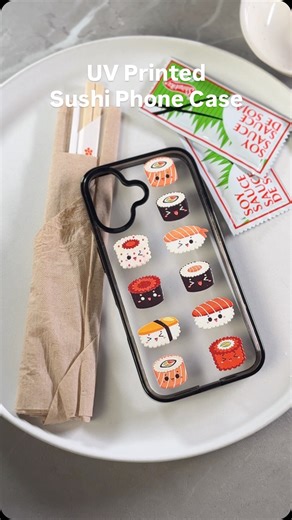 eufyMake on Instagram: "Print what you imagine… even if it makes you hungry 🍣 #customphonecase #phonecasediy #sushieveryday"