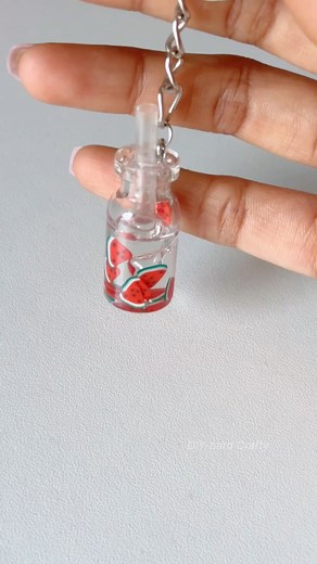 963K views · 10K reactions | Mini Bottle Keychain DIY  | DIY-hard Crafty | Facebook