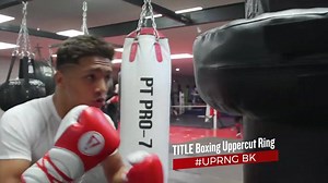The Uppercut Ring heavy bag attachment is the perfect way to practice the punch they won't see coming. 🥊 | TITLE Boxing