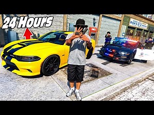 Surviving 24 HOURS in The Lands in GTA 5 RP!