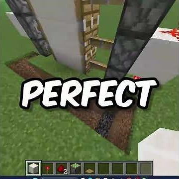 Simplest Redstone Door Minecraft Java!