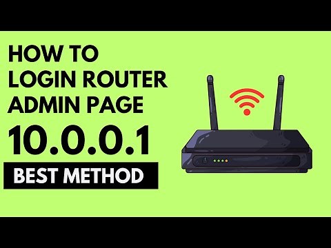 10.0.0.1 Admin Login