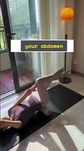 Do 100 Foam Roller Reps Daily to Flatten Your Lower Belly & Tighten Your Core