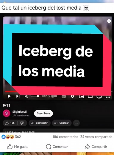 Iceberg de los media 🫪😱... #historiasdeterror #relatosdeterror #experienciasparanormales #iceberg #parati