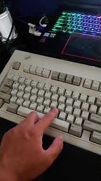 how to press M on IBM Model M keyboard