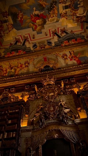Biblioteca Joanina✨ a Baroque Library in Coimbra📚💕 ig📸baroqueblockbuster #bookloverswriting #library #bibliotecajoanina #baroque #coimbra #europe #portugal | Bookloverswriting