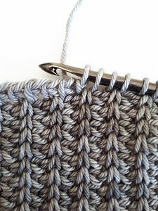 Tunisian rib stitch - Rachel Henri crochet design