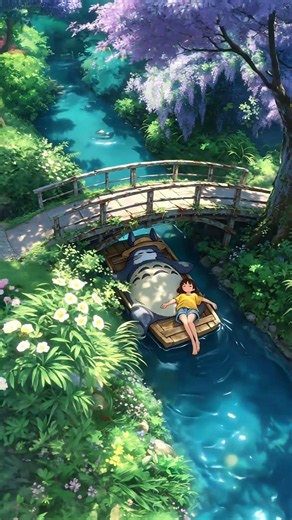Magical Girl: Summer in Ghibli's World | 魔法女孩：宫崎骏的夏天 #Shorts