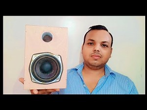 DIY - 4"inch Subwoofer Box | 30W woofer | Smooth Bass | VMST Restoration |-6