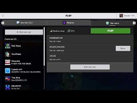 minecraft pokebedrock server day 1