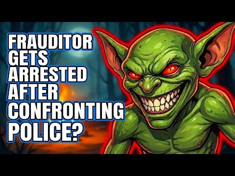 Frauditor Gets ARRESTED After Confronting Police!