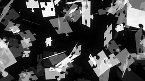 Falling Black White Puzzle Pieces Looping Stock Footage Video (100% Royalty-free) 1084180045 | Shutterstock